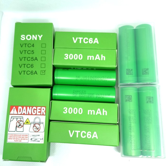 SONY MURATA VTC6A / VTC 6A 18650 3000MAH AUTHENTIC