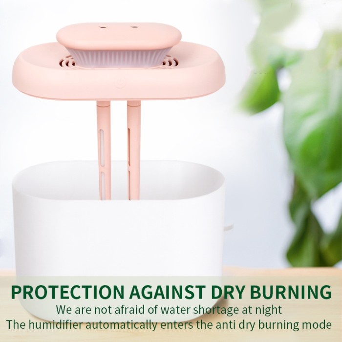UPUPIN Humidifier Aromatherapi Difuser LED Kapasitas 3.3L - Putih