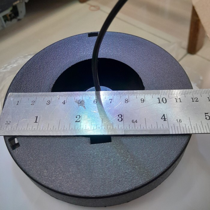 kap lampu taman bulat susu - diameter 15cm