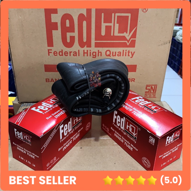 Ban Dalam Motor Inner Tube Ring 17 225/250 70/90 - 250/275 80/90 FED HQ Federal High Quality 100% Or