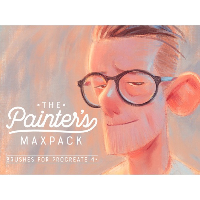 Procreate Brush - The Painter's MaxPack Brush for Procreate [ FREE BONUS ]