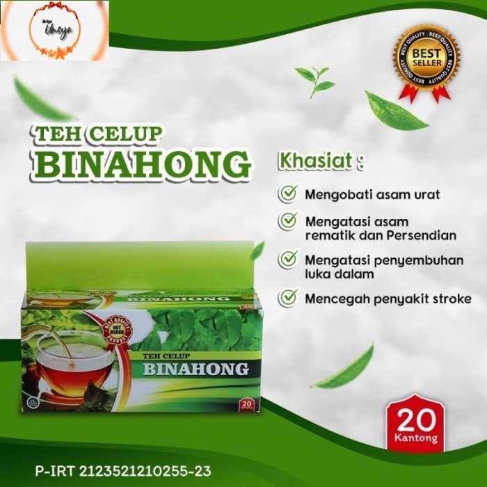 

Teh Celup Binahong Teh Celup Herbal Darusyifa isi 20 sachet