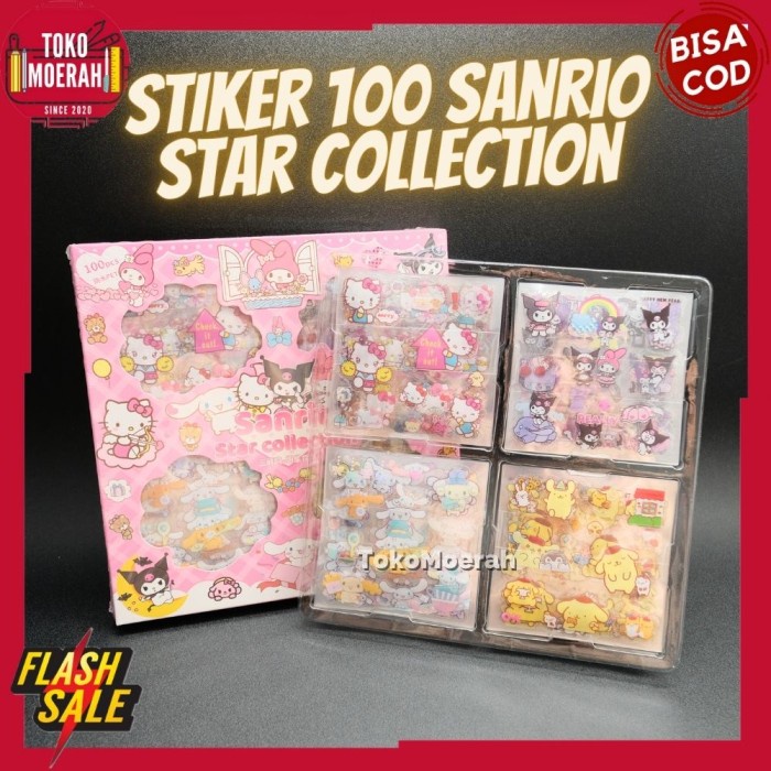 

STIKER SANRIO 100 LEMBAR STIKER SANRIO STAR COLLECTION 100 LUCU UNIK