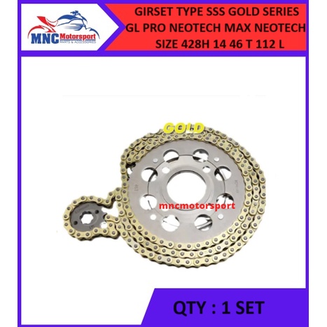 GEARSET GIRSET GEAR GIR SET KC GOLD GL PRO NEOTECH MAX NEOTECH MODEL SSS
