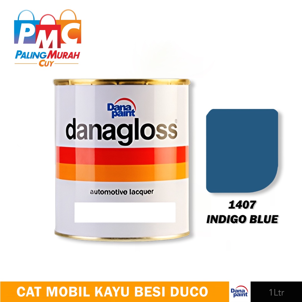 DANAGLOSS NC 1407 INDIGO BLUE - Cat Mobil Kayu Besi Duco