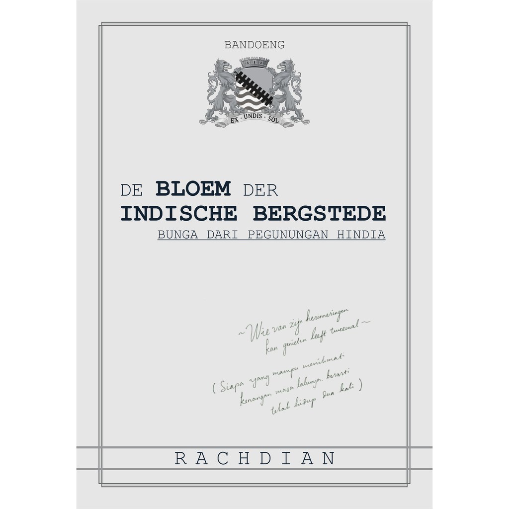 ORI - Novel De Bloem Der Indische Bergstede - Bookpaper