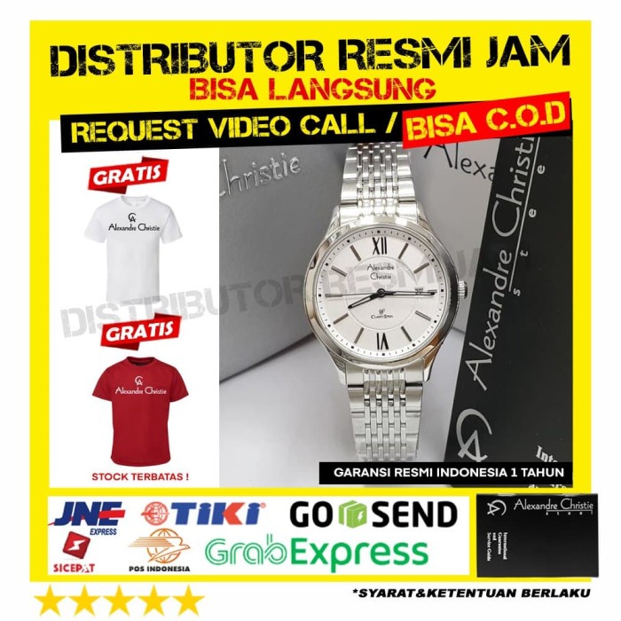 Jam Tangan Couple Alexandre Christie AC 8585LD 8585MD AC8585 8585