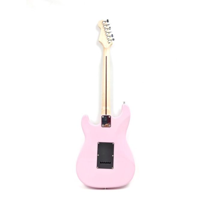 Gitar Elektrik Fender StratoCaster Pink Bonus Tas Kabel Jack Listrik - Shell Pink