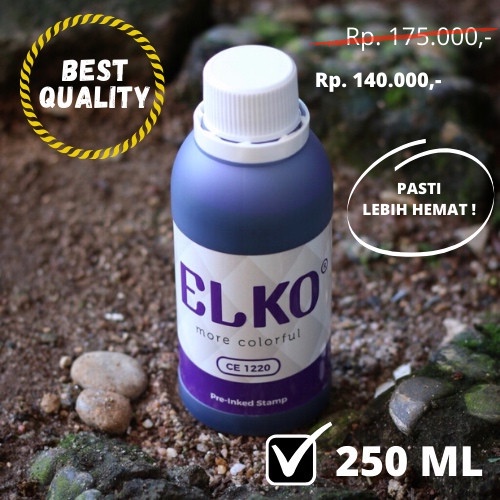 

Best Seller- Tinta Stempel Flash Trodat Otomatis Warna VIOLET 250ML ELKO Waterproof