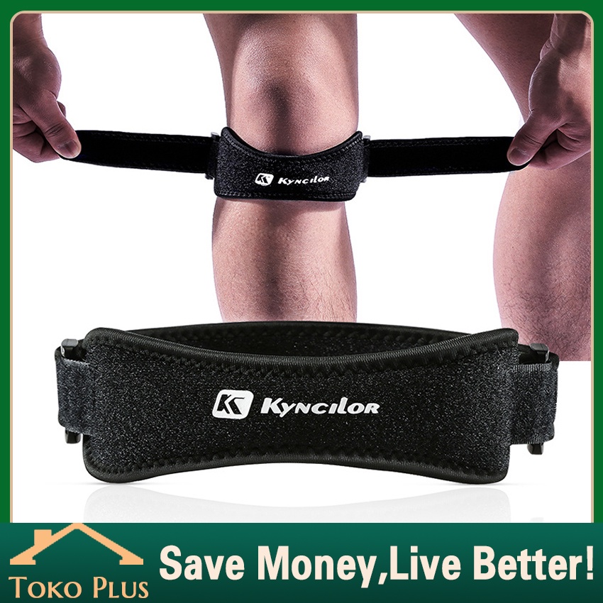Patella Knee Pad Support Lurus Atau Knee Pad Pelindung Lutut Deker Untuk Sakit Lutut Sepeda Compress
