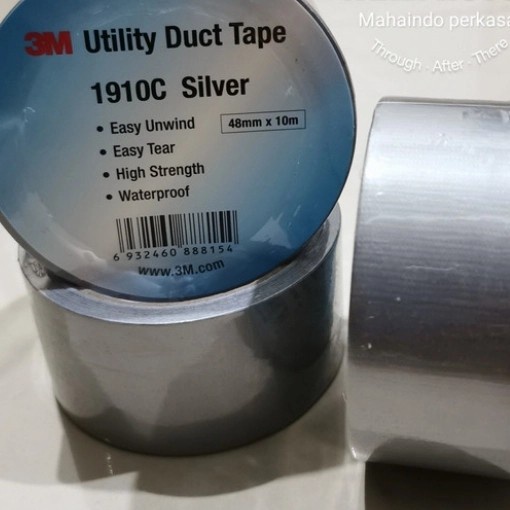 

3M Duct Tape 1910C - Lakban kain silver 48mm x 10 meter 3M 1910C -FN10