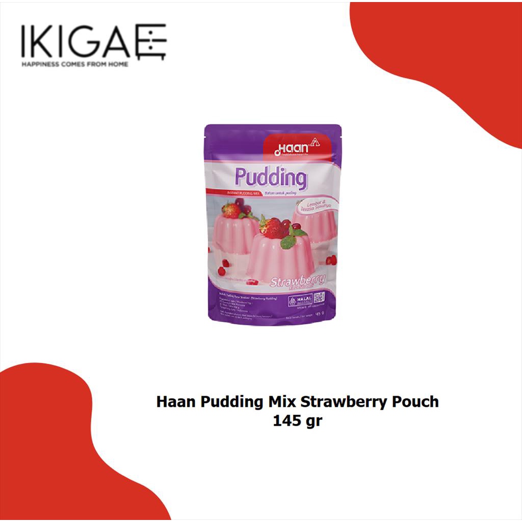 

HAAN PUDDING STRAWBERRY / RASA STROBERI POUCH 145 GR