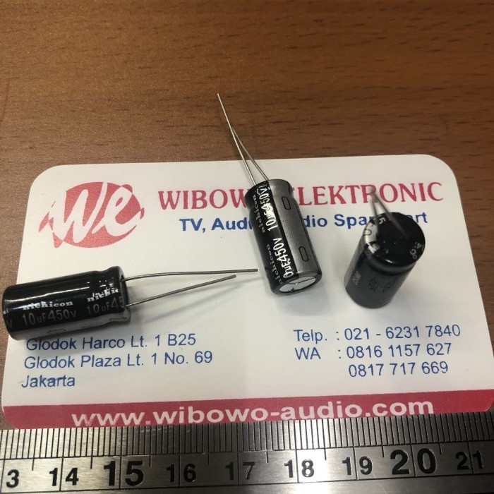 Capacitor elco 10uf-450v 10uf 450v WB27