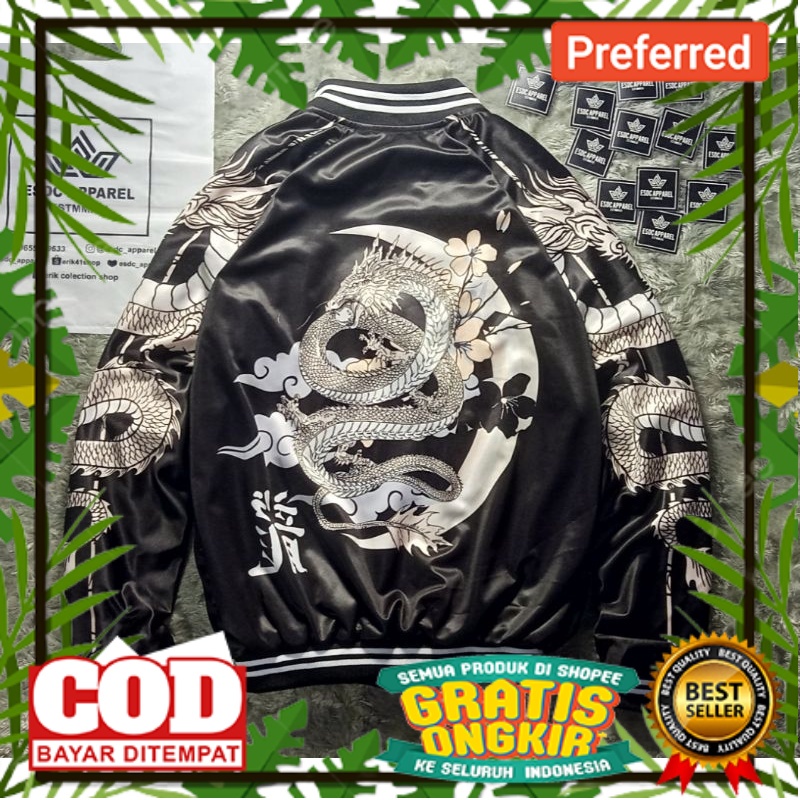 WARNA WARNI TRENDY MOTIF SPORTY /Termurah COD Jaket Sukajan Memphis Origins Japan Sublime Bordir Var