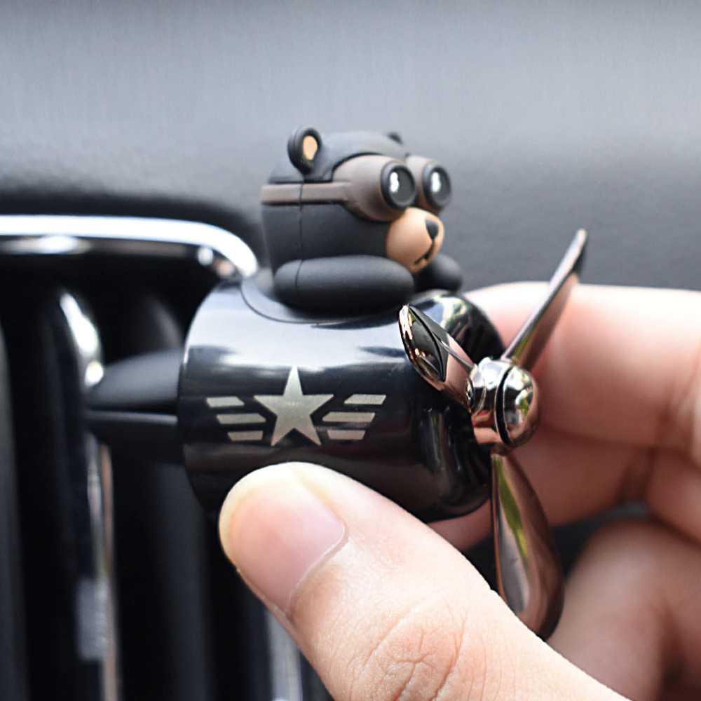 Mini Bear Ambipur Parfum Pengharum Pewangi Mobil Car Air Freshener Clip Berkarakter-Ambipur Parfum P
