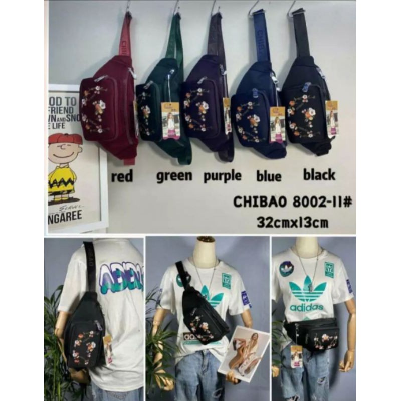Tas waistbag Chibao CB 8002-11 Bunga