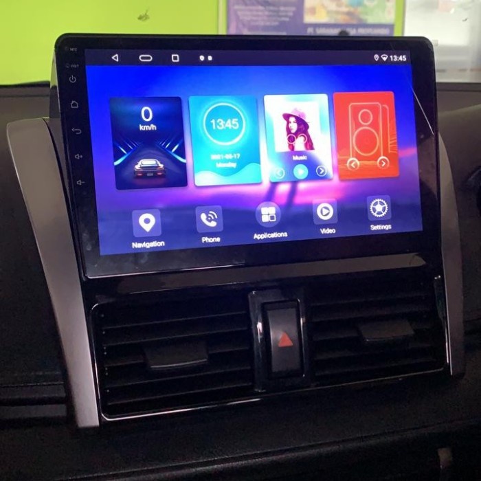 Head unit Android ORCA ECO 10 Inch  YARIS/VIOS 2013-2016 Soket PNP