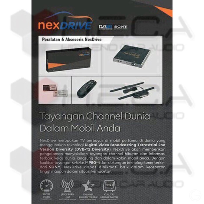 NexDrive By Asuka HR-681 DVB-T2 TV Tuner Digital Mobil