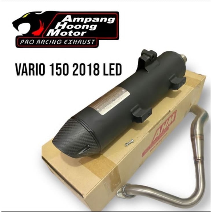 KNALPOT AHM VARIO 125/150 LED 2018 KNALPOT VARIO 125/150 2018 LED AHM ori