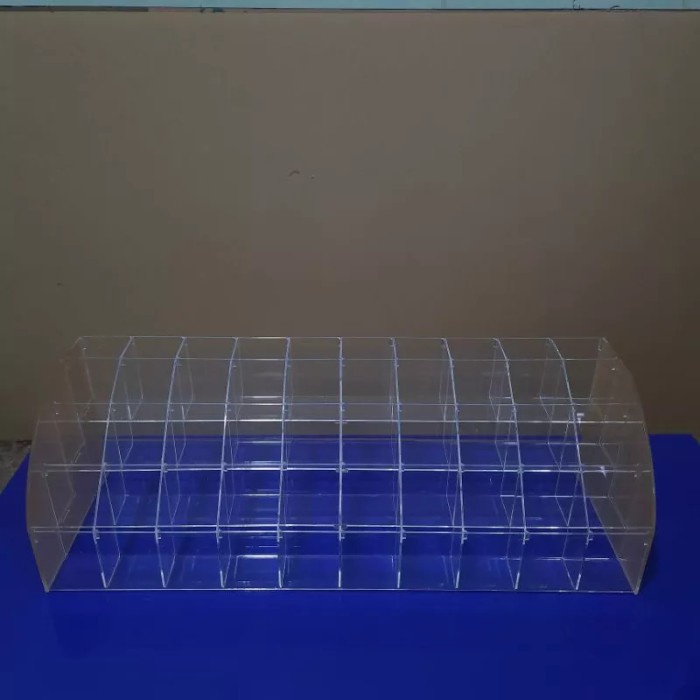 Akrilik Rak Pulpen 4 Susun / Kotak alat tulis akrilik