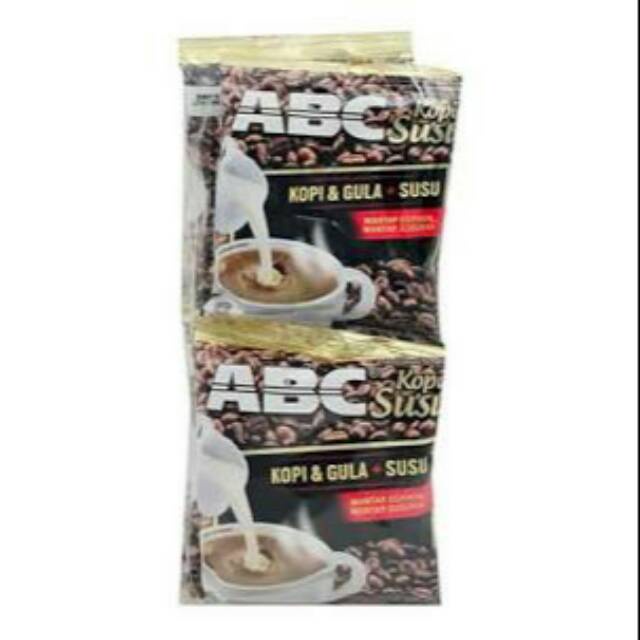 

Kopi ABC susu renteng 31gr x 10pcs