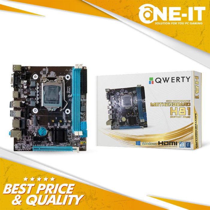 Motherboard Qwerty H81 NVME DDR3 LGA 1150 M.2
