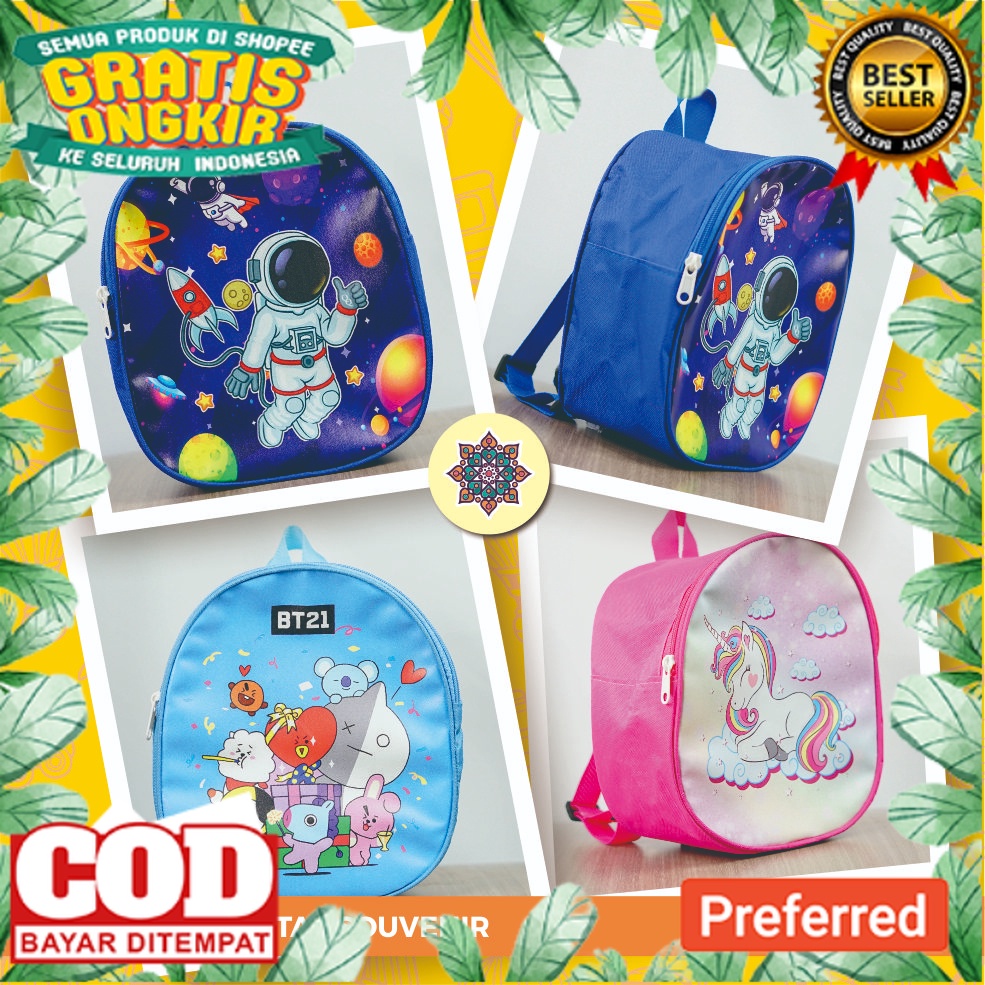 

READY STOK !! BEST SELLER !! TAS ANAK /READY STOCK Tas Pesta Ulang Tahun Anak Goodie Bag Model Telur Resleting Ransel Premium