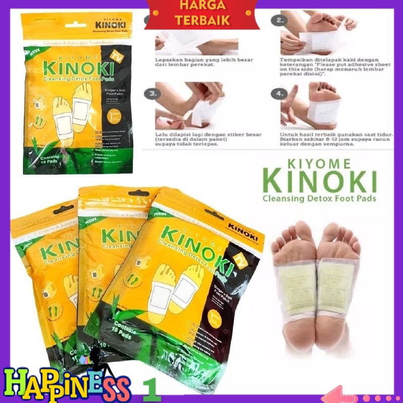 KINOKI DETOX KOYO TEMPEL KAKI GOLD EMAS 1 PACK ISI 10 PCS 5 PASANG