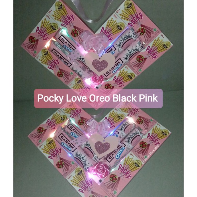 

Pocky Love Custom Oreo Black Pink Blackpink - Hadiah Gift Birthday anniversary Valentine