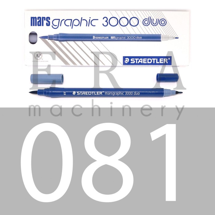 

Pensil Denim Staedtler Marsgraphic 3000 Duo Marker Eceran 81 83 - 83 Dove Grey