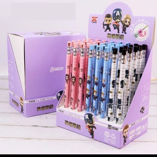 

Pensil Mekanik 2B 2.0 tebal Rautan Isi Refill Pencil Alat Tulis - Motif Bunny