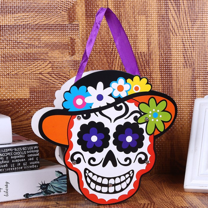 

HLW4 DIY Candy Bag Trick Or Treat Tas Permen PVC Halloween Goodie Bag Murah