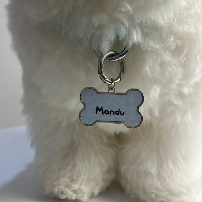 

Personalized Custom Nama dan Nomor HP Dog Tag Name Tag untuk Anjing - Merah Muda
