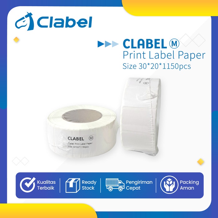 

Clabel Clabel Kertas Label Sticker Thermal size 30x20mm SS27