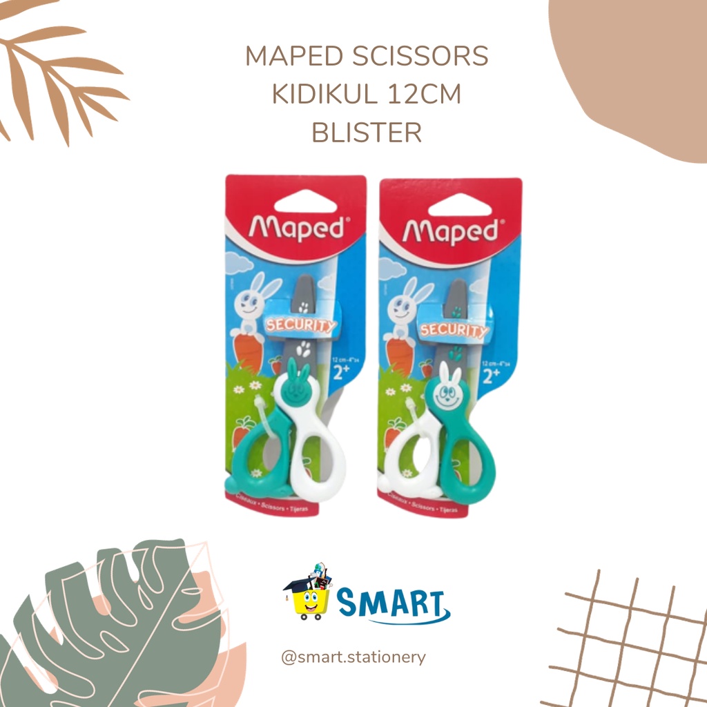 

MAPED SCISSORS KIDIKUL 12CM BLISTER