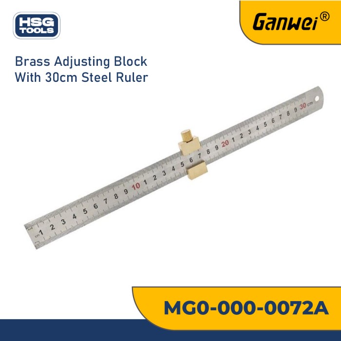 

GANWEI 0072A PENGGARIS 30CM POSITIONING WOODWORKING DRAWING MARK GAUGE