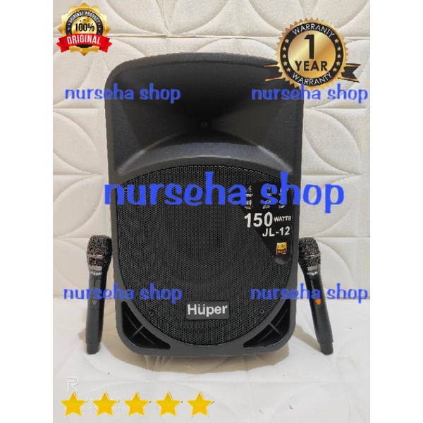 Speaker aktif Huper jl12 portable huper 12 inch original garansi resmi