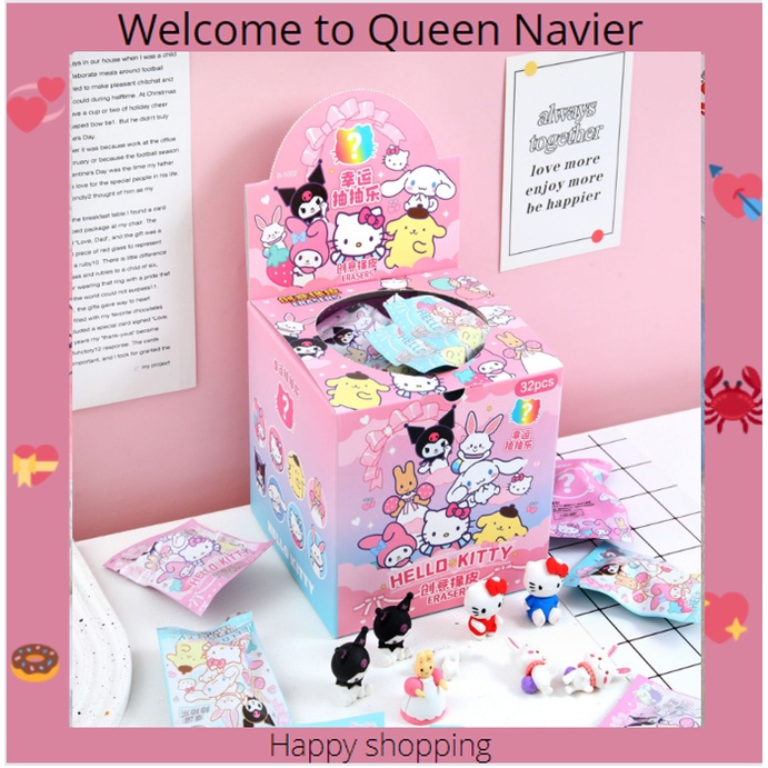 

QN - Blind box bag penghapus sanrio Eraser japanese cartoon