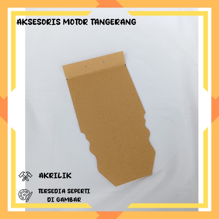 MUDFLAP AKRILIK SONIC MIKA AKRILIK PELINDUNG SHOCK BELAKANG SONIC