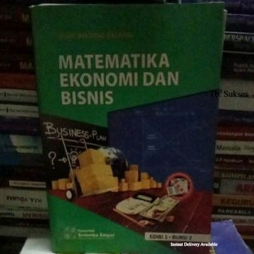 Buku matematika ekonomi dan bisnis