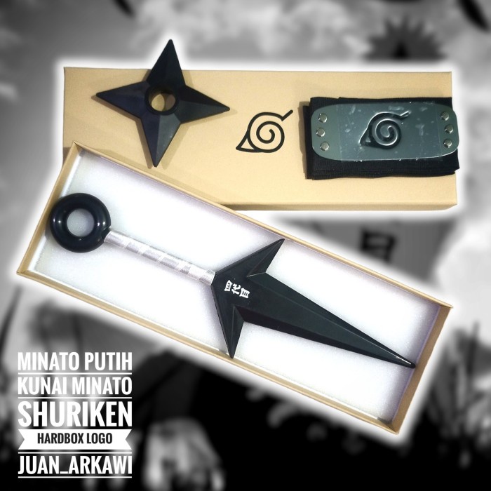Paket Kunai Plastik Cosplay Minato Namikaze Naruto - Putih