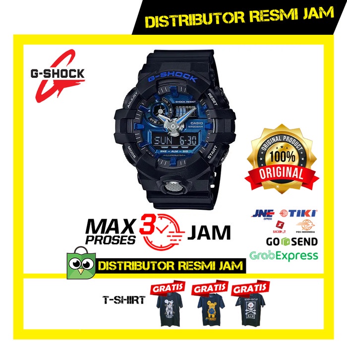 GShock GA-710-1A2DR GA-710 GA710 Garansi Resmi 2 Tahun
