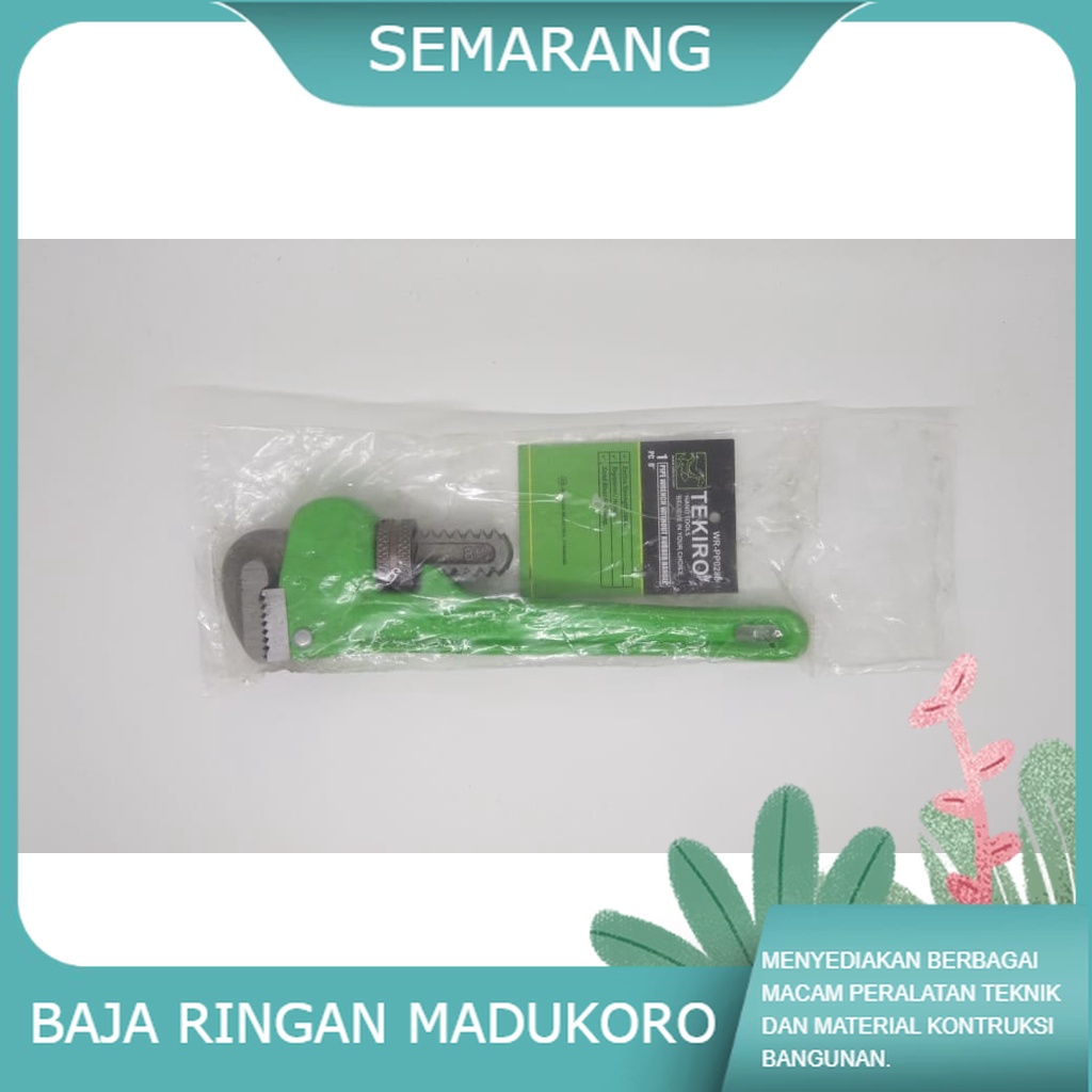 KUNCI PIPA 8'' TEKIRO - KUNCI PIPA LEDENG - KUNCI PIPA AIR 8'' TEKIRO