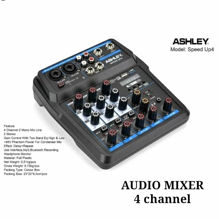 Mixer audio mini ashley speed up 4