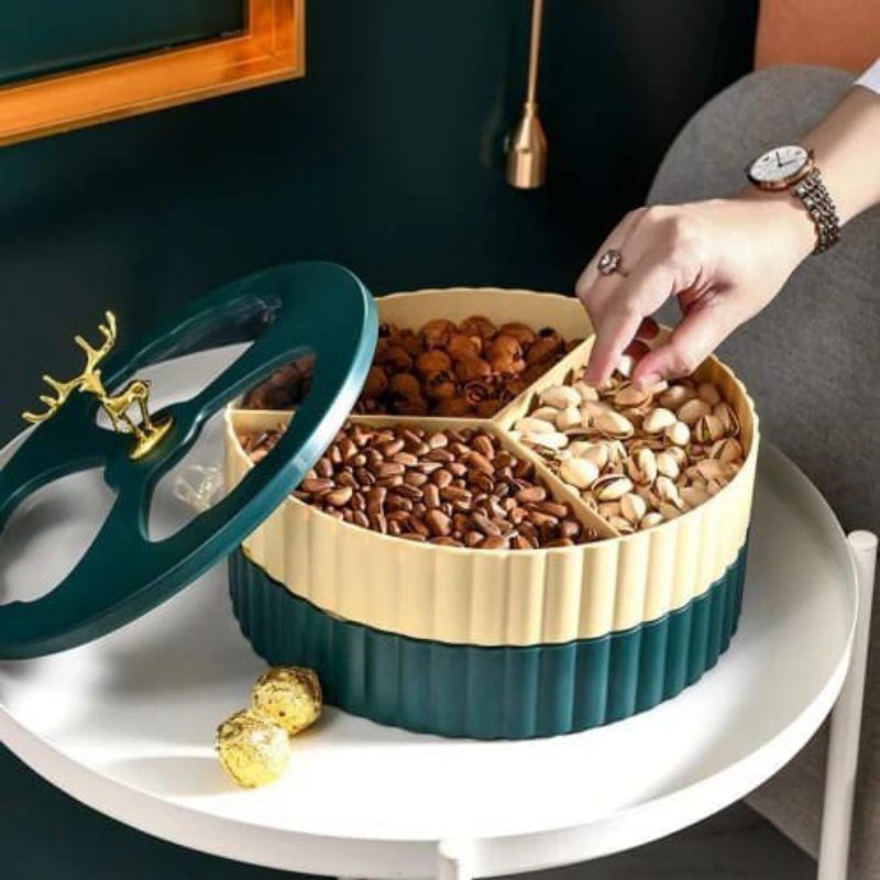 [JOERAGAN LAPAK] TOPLES RUSA 2 SUSUN WADAH TEMPAT MAKANAN JAJAN KUE