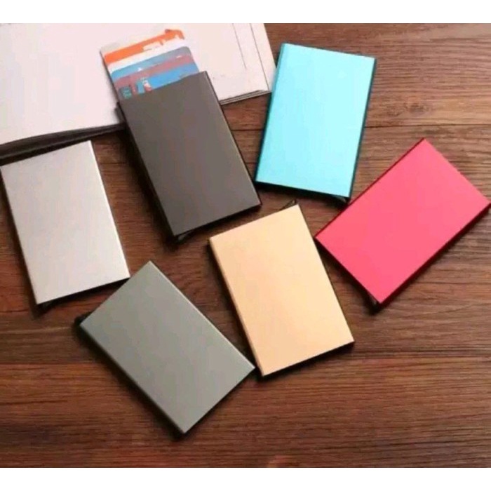 

Dompet Smart Wallet | Credit Card Holder Metal Anti 2B