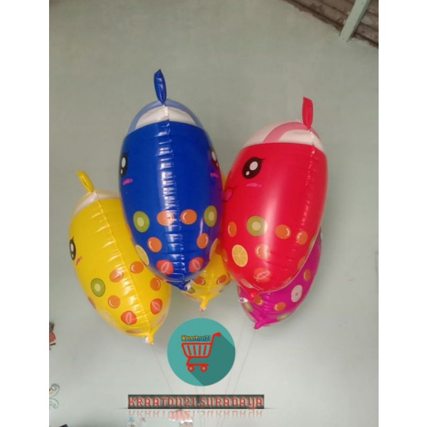 Balon boba spesial balon karakter ( balon gas / helium / foil / terbang ) balon boba murah / balon k