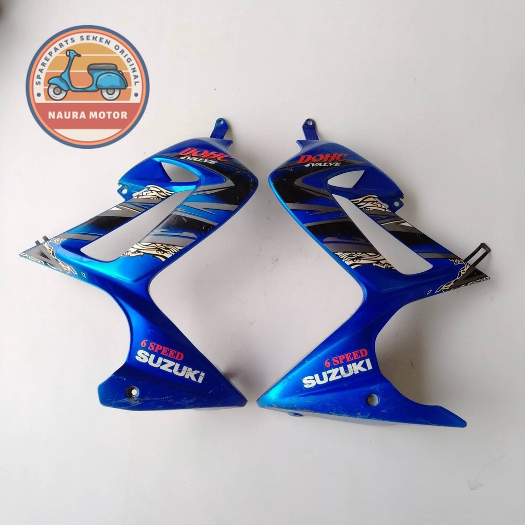 SAYAP SATRIA FU150 WARNA BIRU SAYAP DEPAN SATRIA FU BARONG SEKEN ASLI ORIGINAL