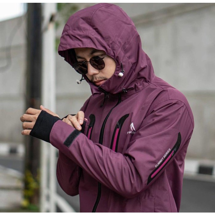 [Best Seller] Jaket Gunung Triple Outdoor Summit series - Abu-abu