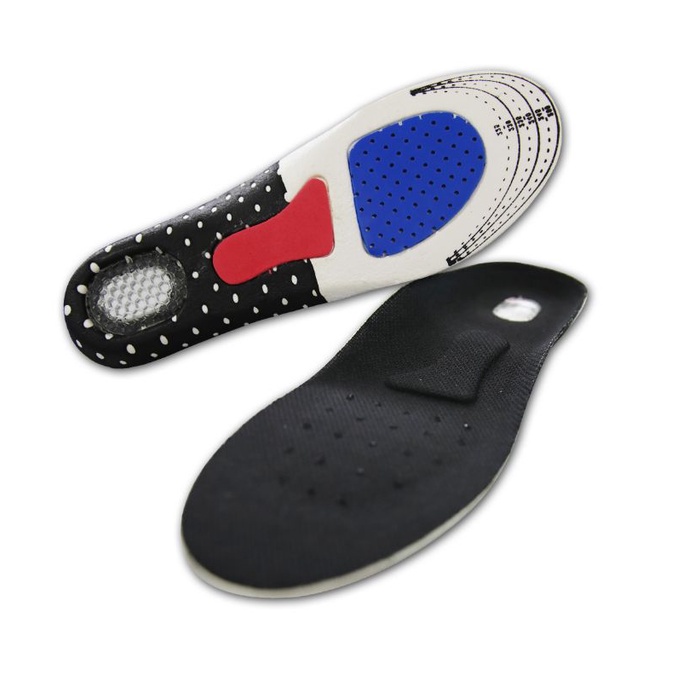 Sports Insole / Alas Kaki Sepatu Shock Absorbers Gel Orthotics / Insole Olahraga Anti Bau / Insole G
